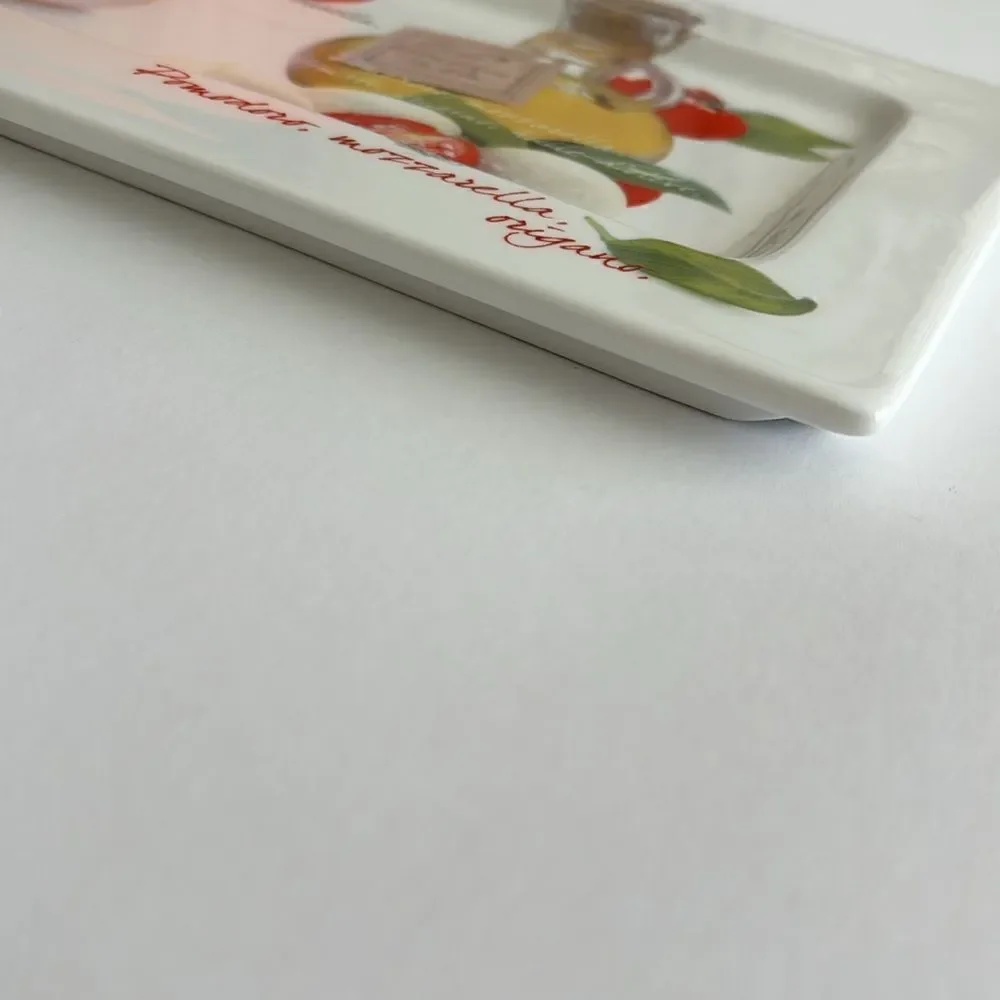 Mediterraneo Design Dora Papis Ceramic Rectangle Serving Platter